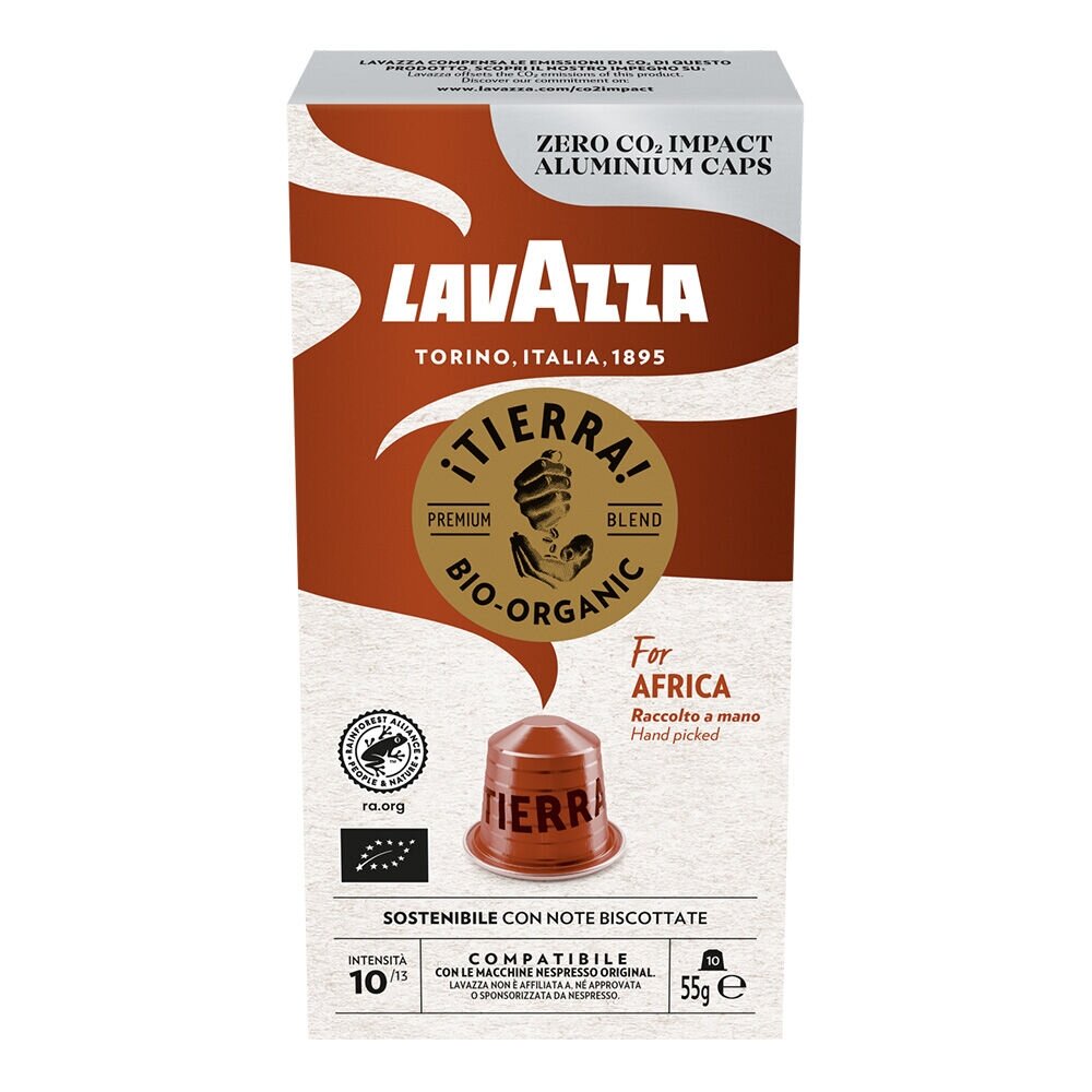 Kavos kapsulės suderinamos su Nespresso® Lavazza Tierra for Africa 10 vnt.