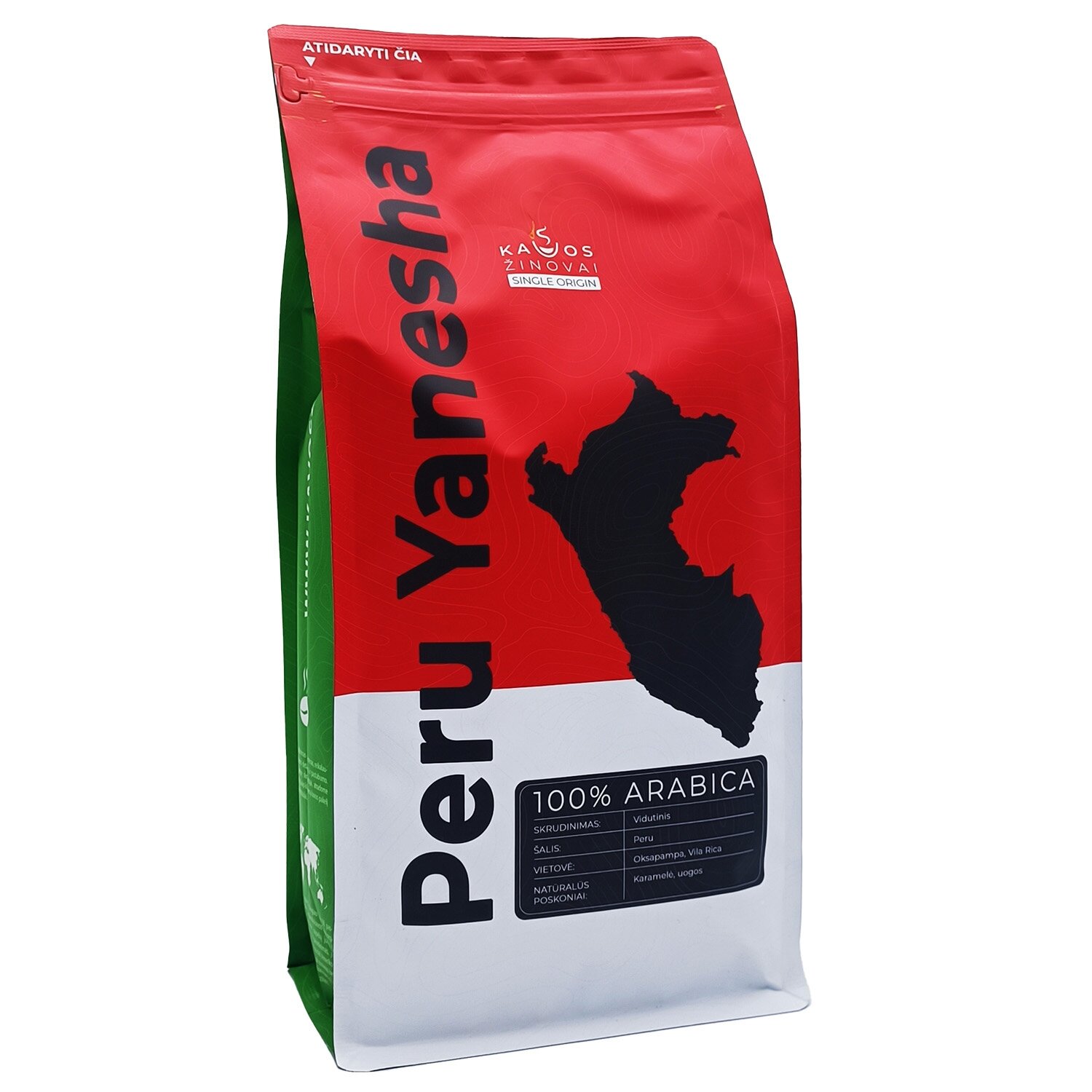 Kavos Pupelės Peru Single Origin, 1 kg