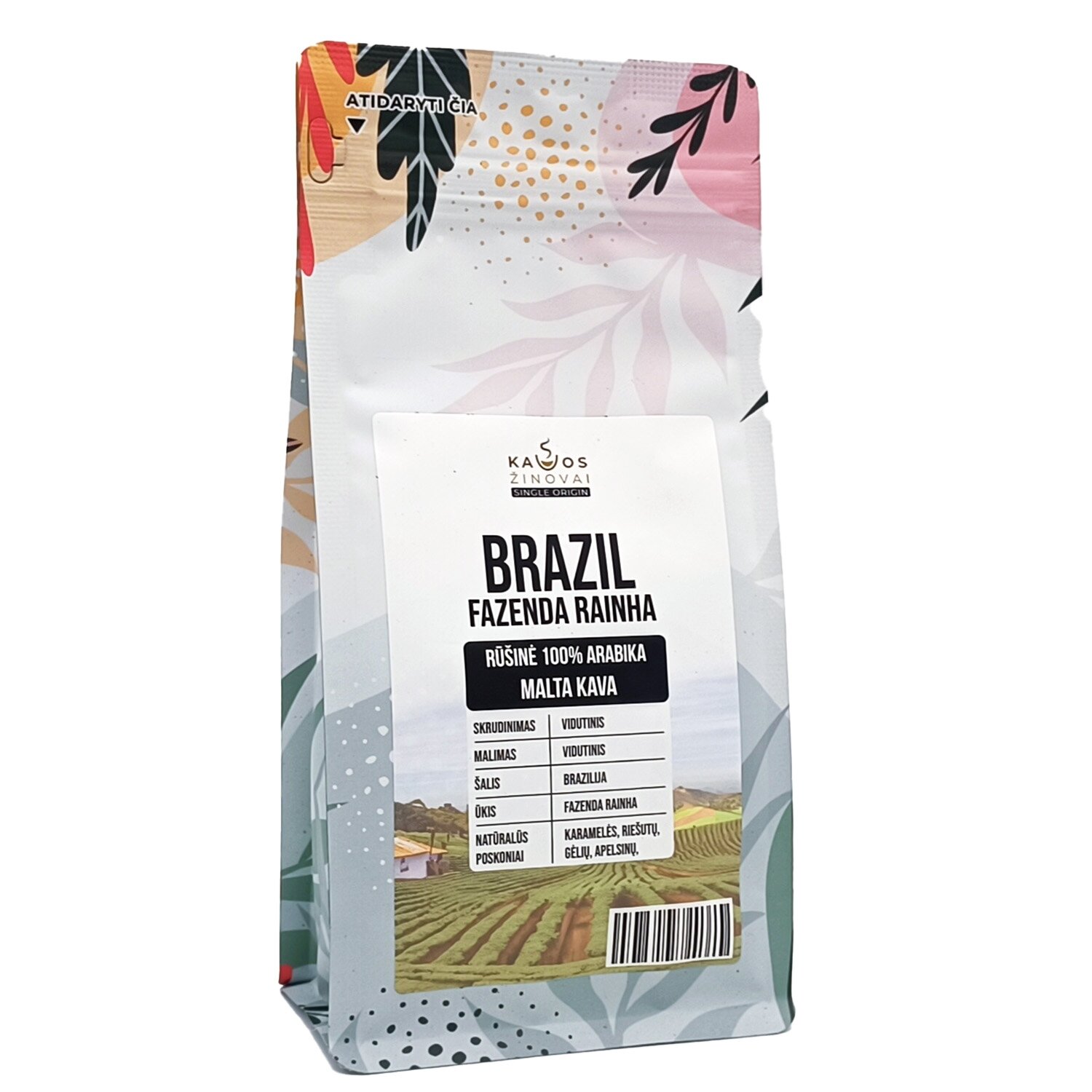 Malta kava Brazil Yellow Bourbon Fazenda Rainha, 250 g