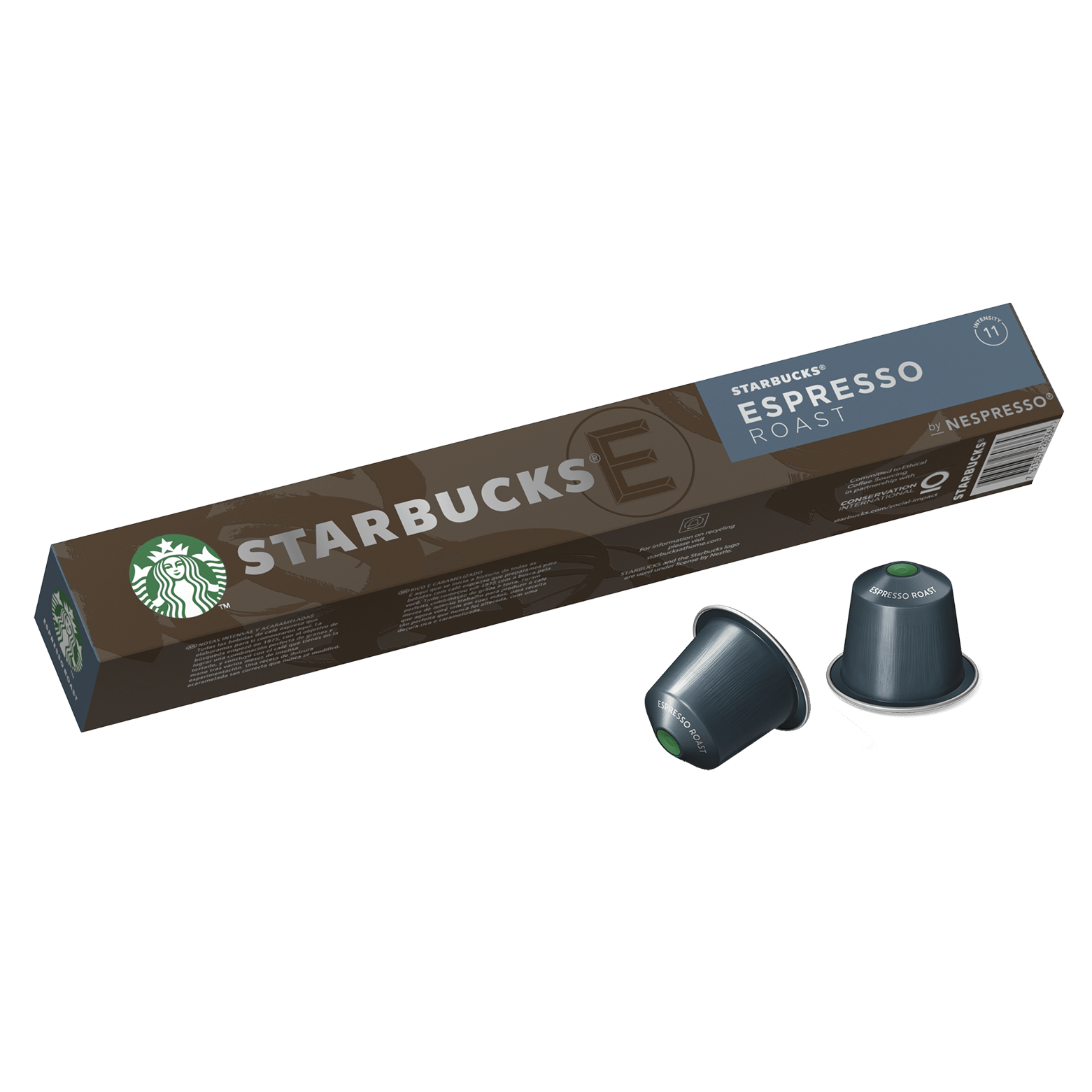 Kavos kapsulės, suderinamos su Nespresso® Starbucks Espresso Roast 10 vnt.