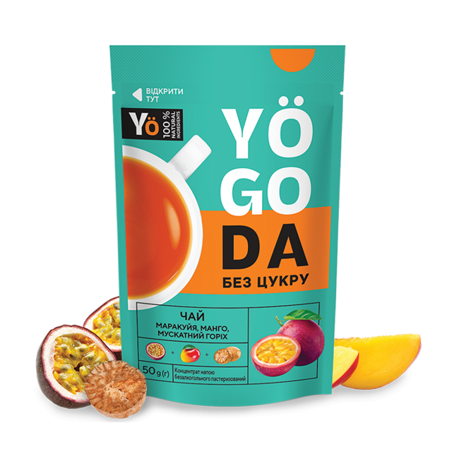 YOGODA Pasiflorų arbata, 50 g