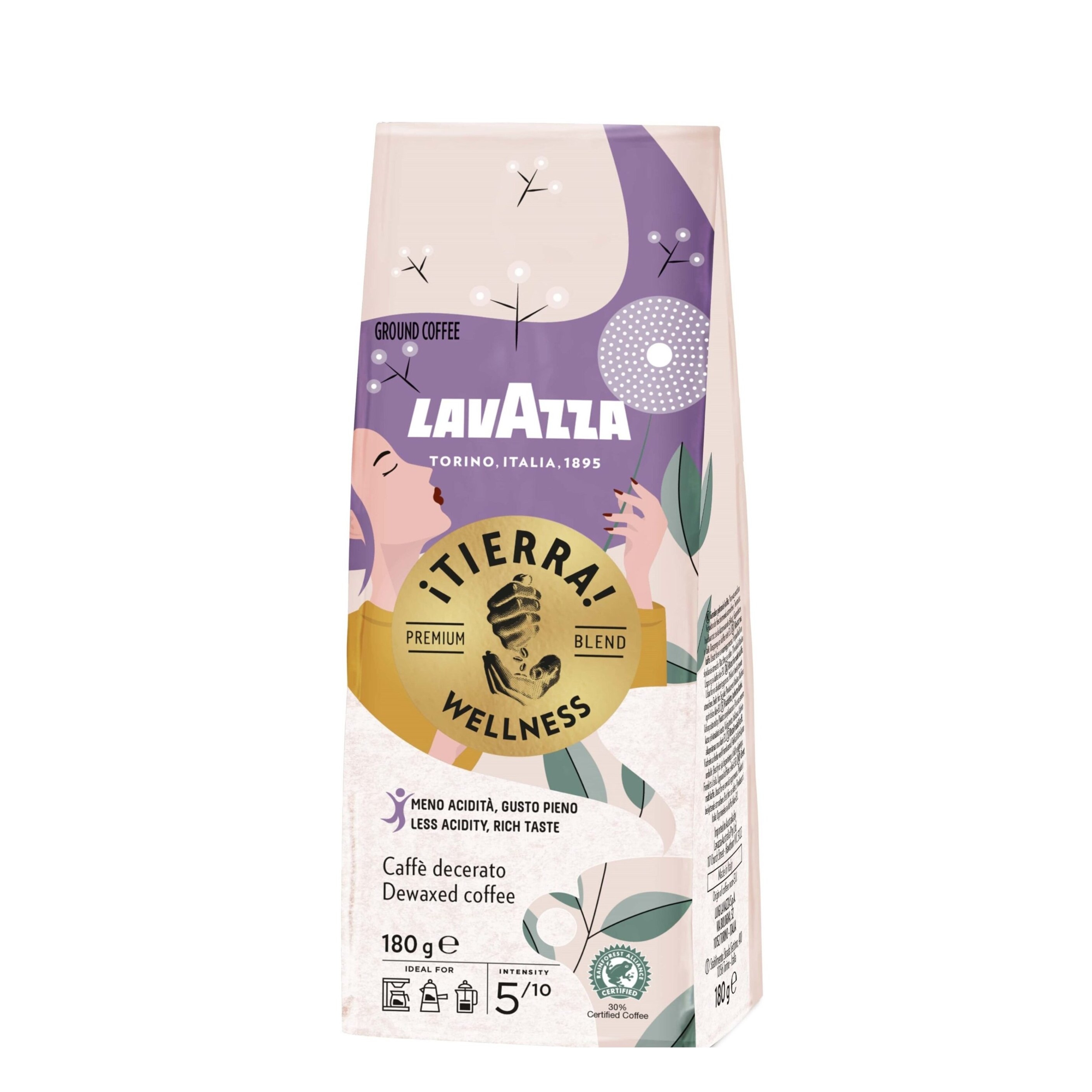 Malta kava LavAzza Tierra Wellness 180 g