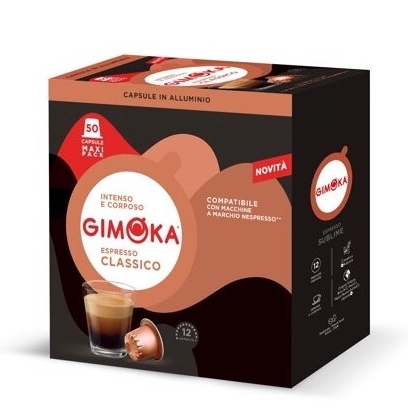 Kavos kapsulės, suderinamos su Nespresso® Gimoka Espresso Classico 50 vnt.