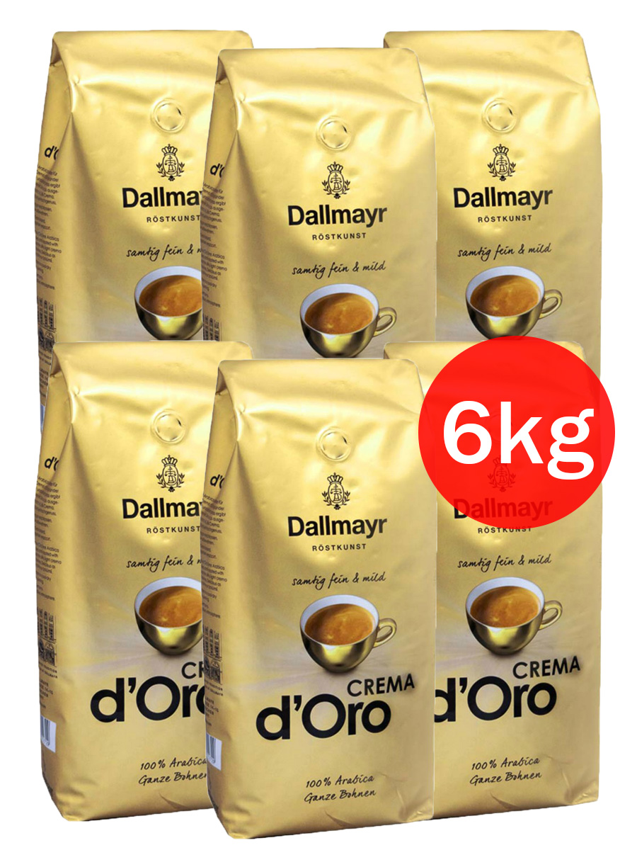 Kavos pupelės Dallmayr CREMA d'Oro, 6 kg