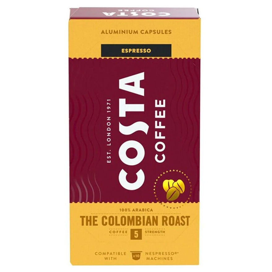 Kavos kapsulės suderinamos su Nespresso® Costa Colombian Roast 10 vnt.