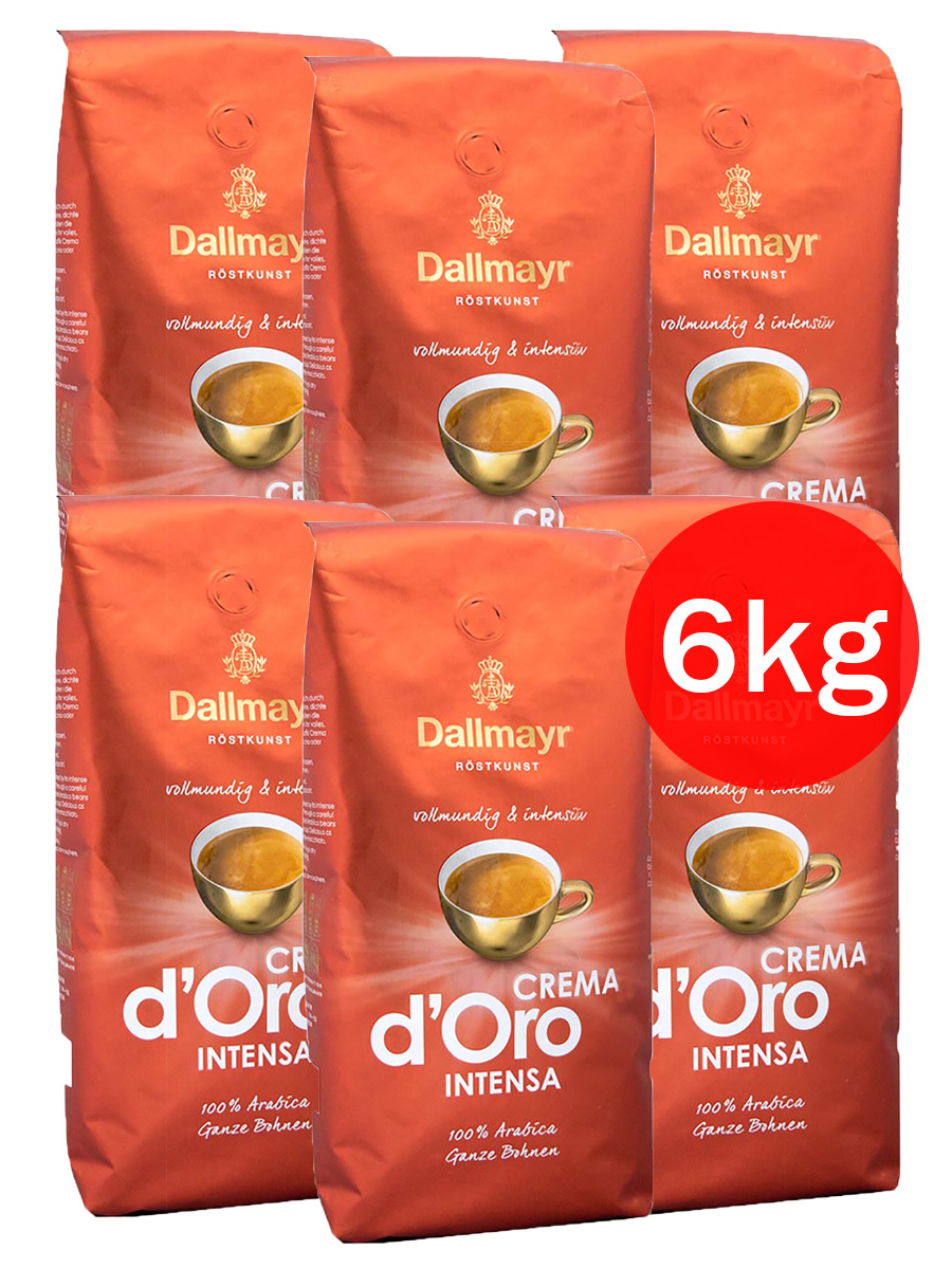 Kavos pupelės Dallmayr CREMA Intensa d'Oro, 6 kg