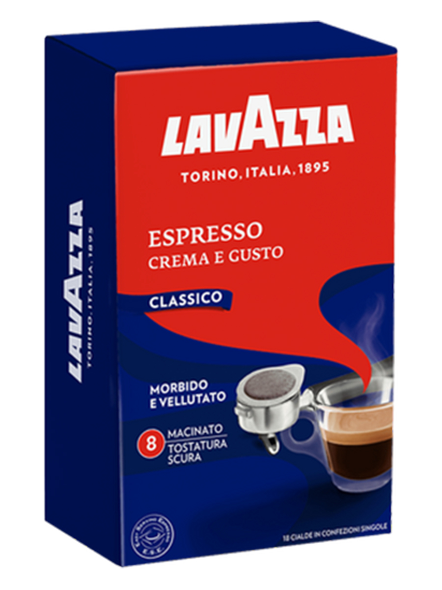 Kavos tabletės E.S.E. LavAzza Crema e Gusto Classico 18 vnt.