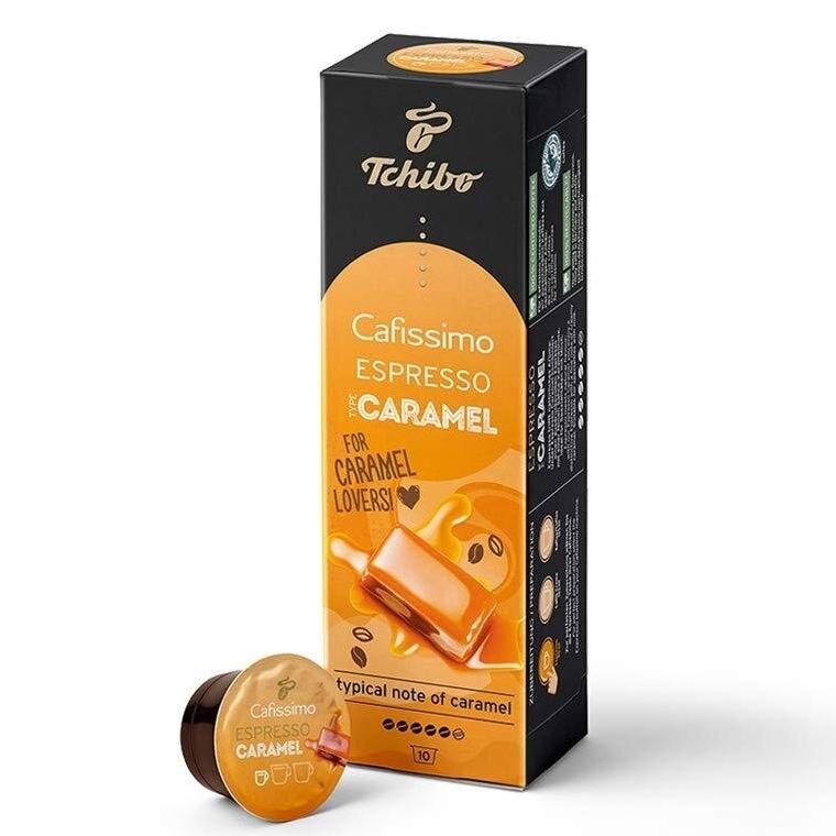 Kavos kapsulės Tchibo Cafissimo Espresso Caramel 10 kap.