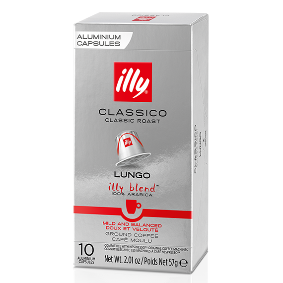 Kavos kapsulės suderinamos su Nespresso® Illy Classico Lungo 10 vnt.