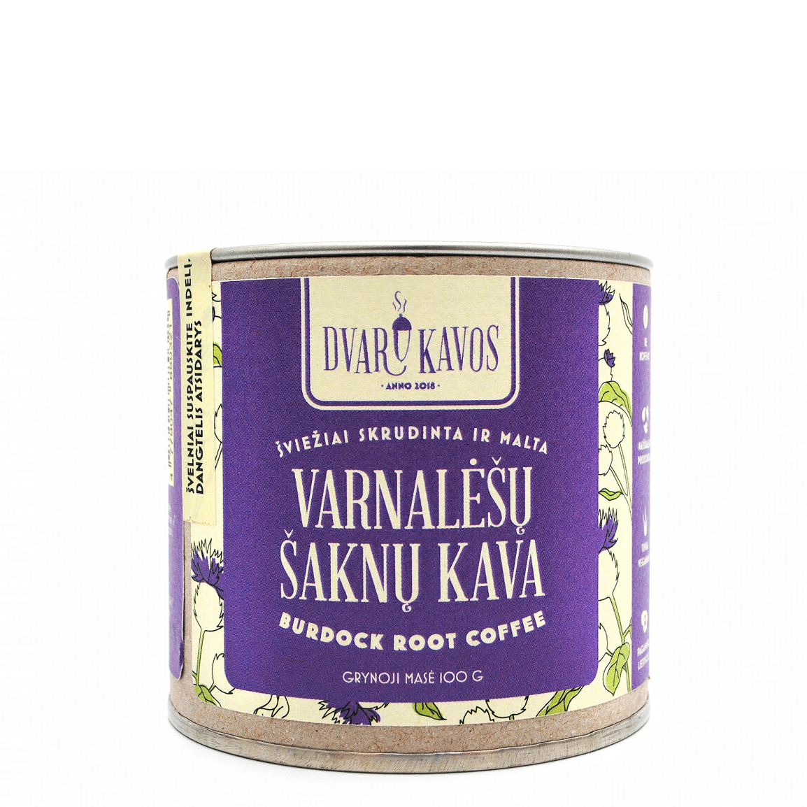 Varnalėšų šaknų kava Dvaro Kavos 100 g