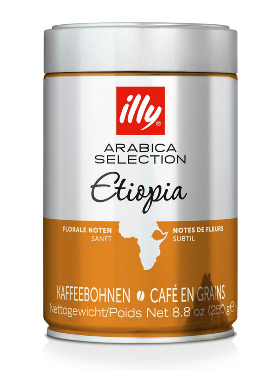 Kavos pupelės ILLY ETHIOPIA, 250 g