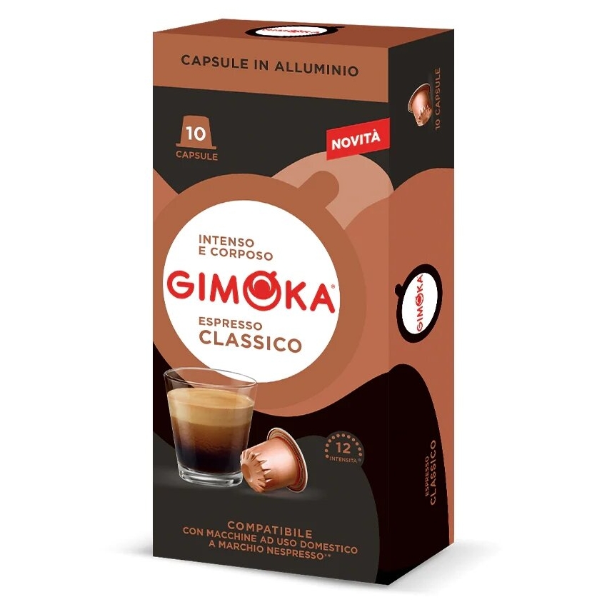 Kavos kapsulės, suderinamos su Nespresso® Gimoka Espresso Classico 10 vnt.