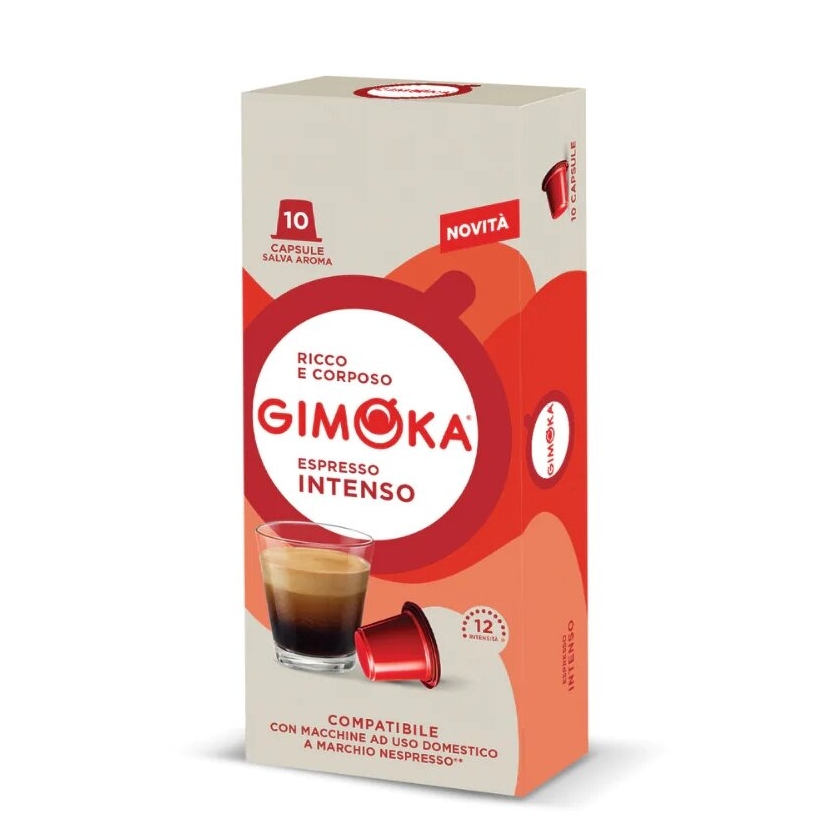 Kavos kapsulės, suderinamos su Nespresso® Gimoka Intenso 10 vnt.