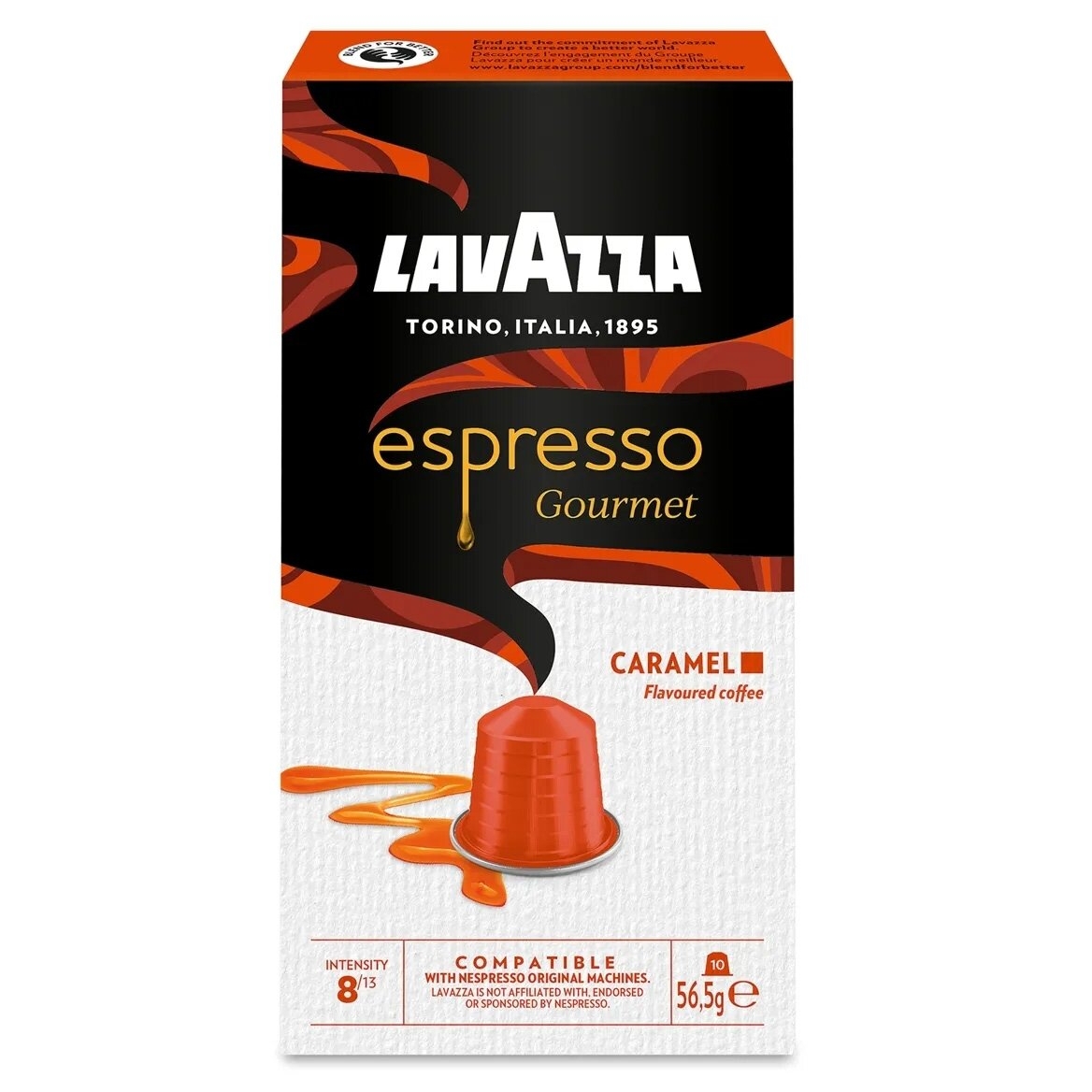 Kavos kapsulės suderinamos su Nespresso® Lavazza Espresso Gourmet Caramel 10 vnt.