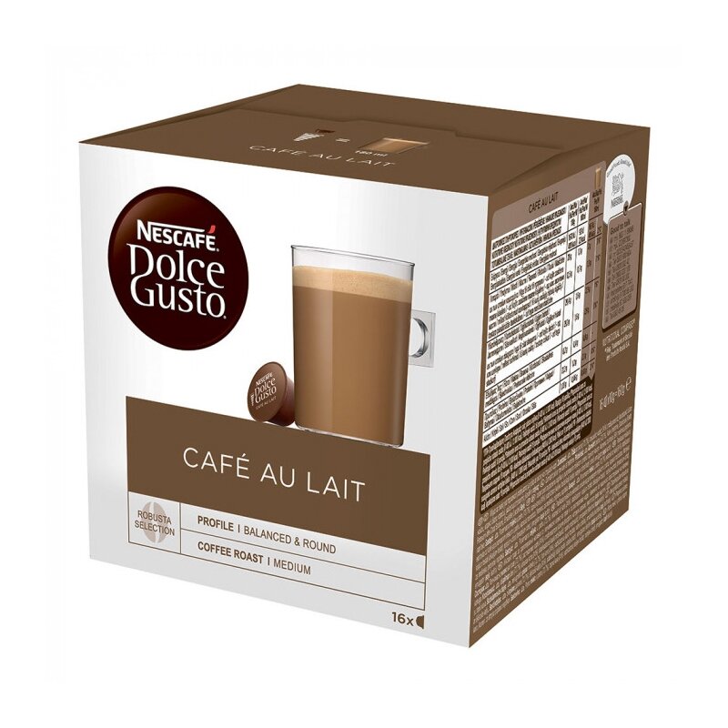 Kavos kapsulės NESCAFÉ Dolce Gusto Cafe Au Lait