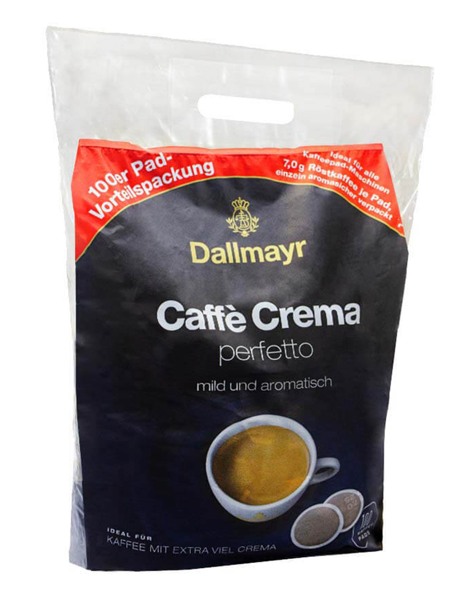 Kavos pagalvėlės Dallmayr Caffe Crema Perfetto 100 vnt.