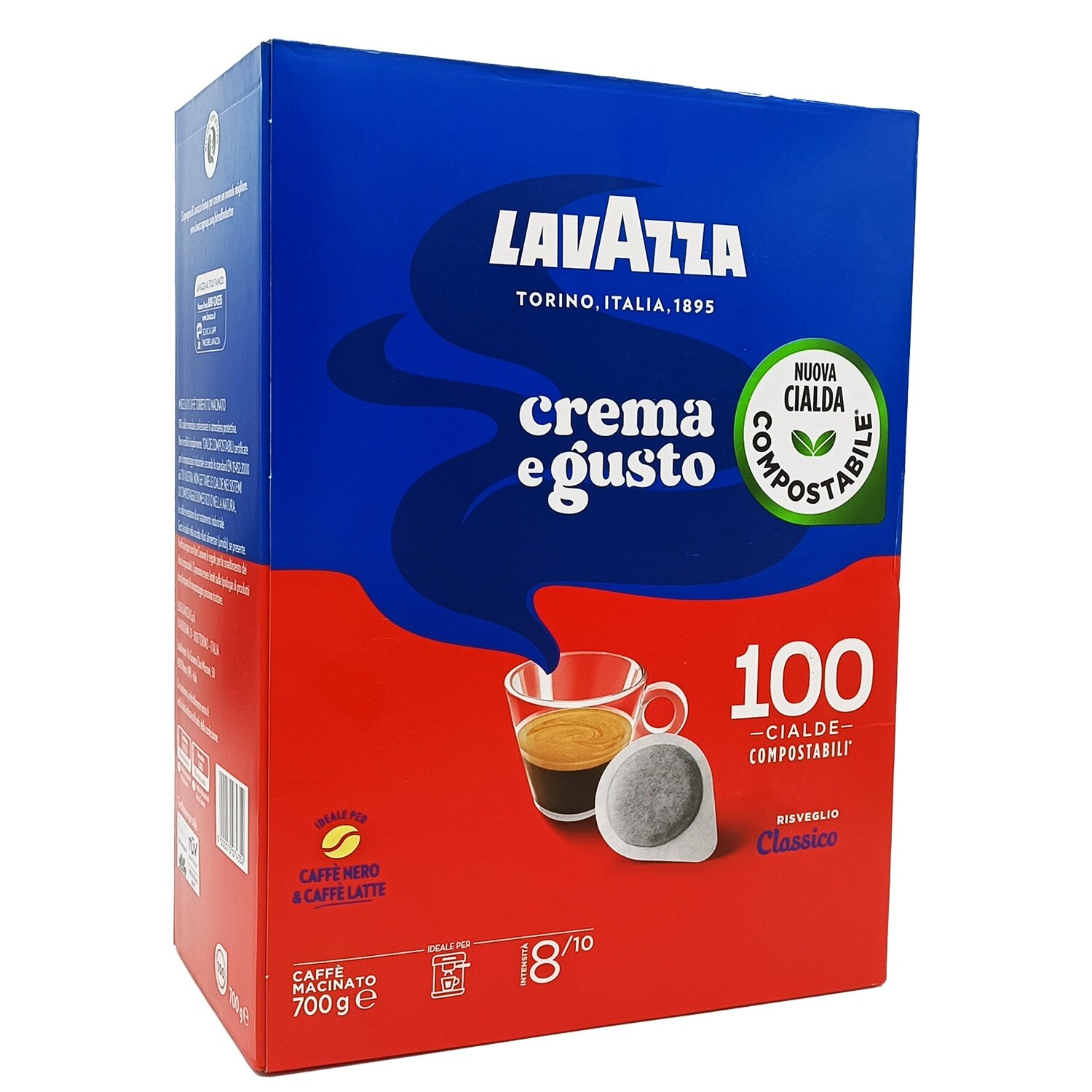 Kavos tabletės E.S.E. LavAzza Crema e Gusto Classico 100 vnt.