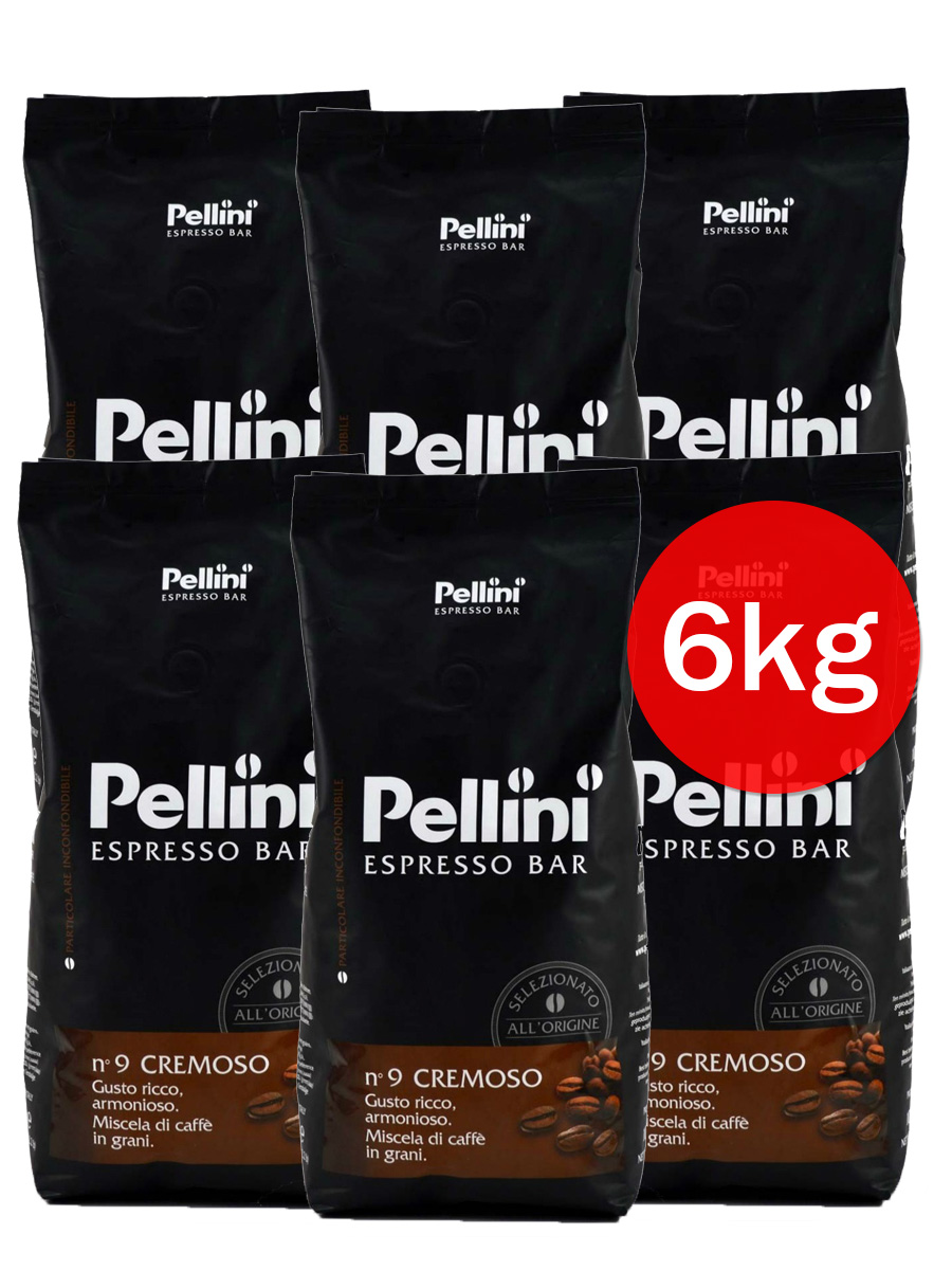 Kavos pupelės Pellini Espresso Bar Cremoso, 6 kg