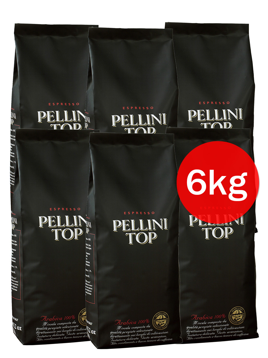 Kavos pupelės Pellini TOP, 6 kg