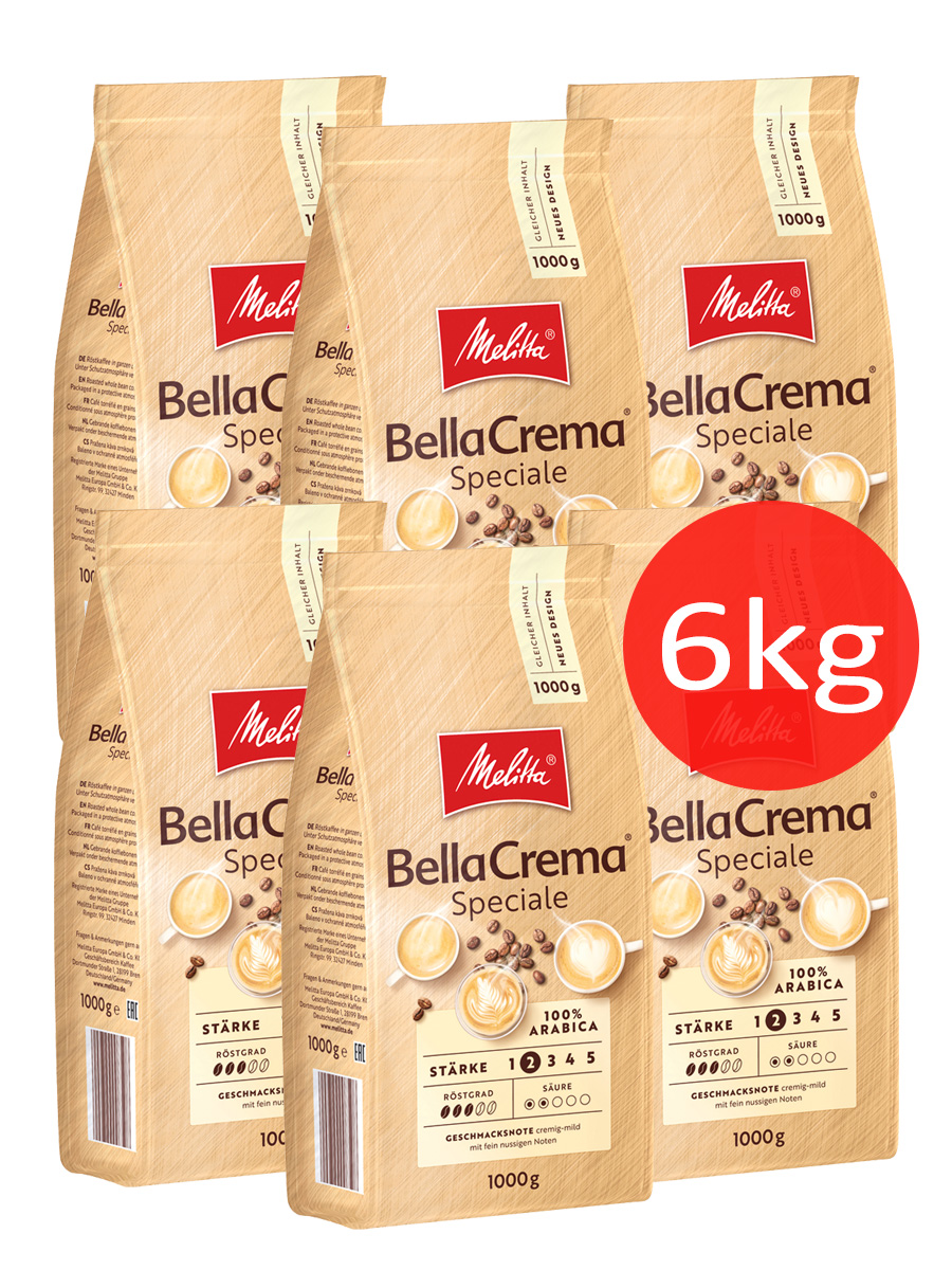 Kavos pupelės Melitta BellaCrema Speciale, 6 kg