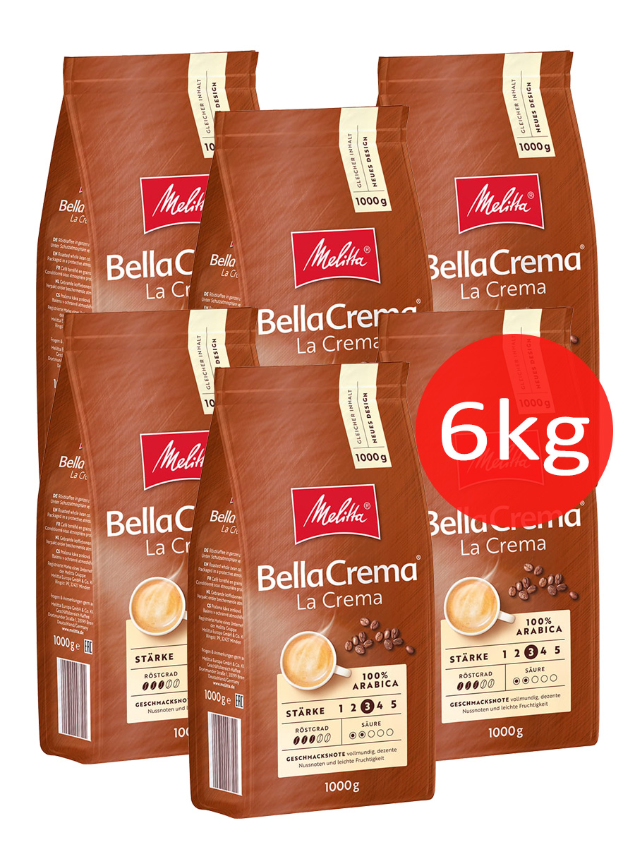 Kavos pupelės Melitta BellaCrema La Crema, 6 kg