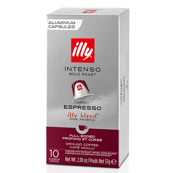 Kavos kapsulės suderinamos su Nespresso® Illy Intenso Espresso 10 vnt.