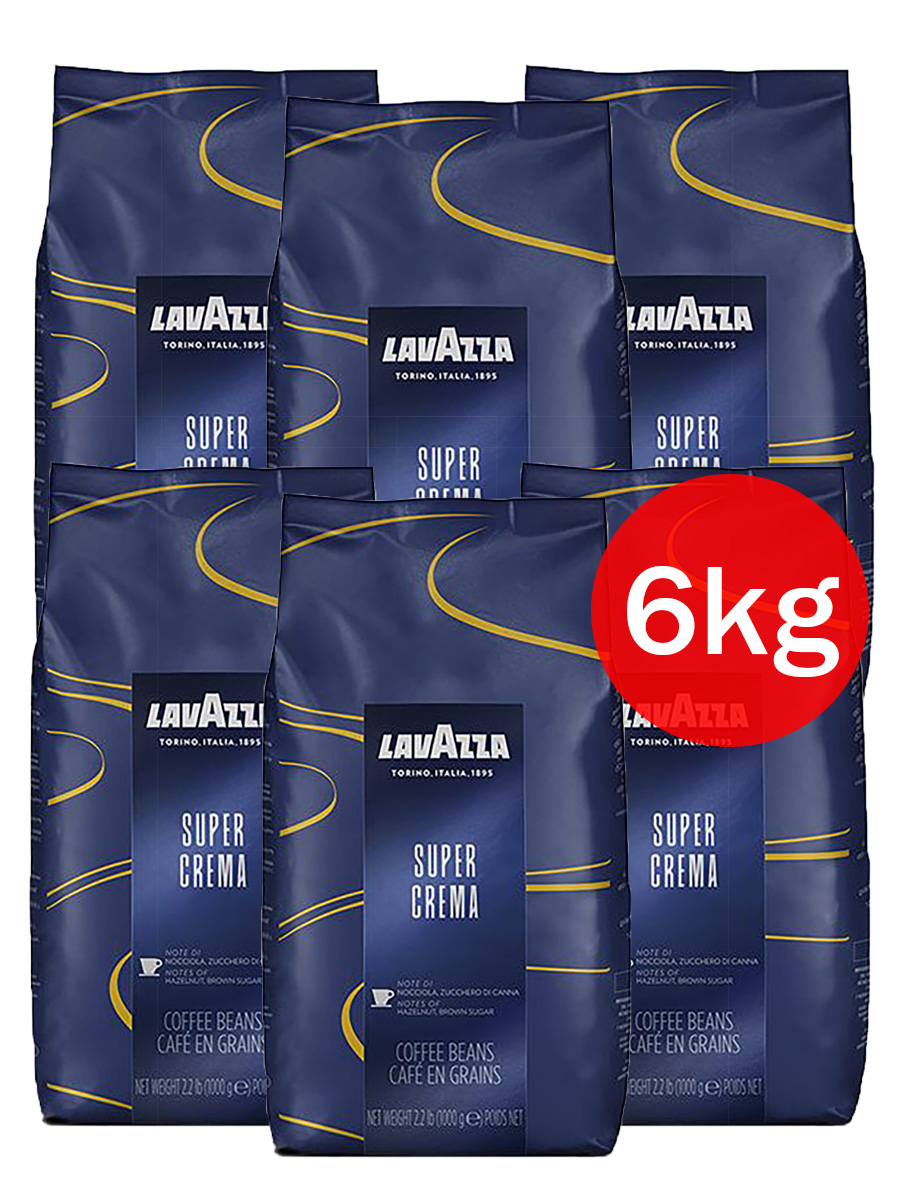 Kavos pupelės Lavazza Super Crema, 6 kg