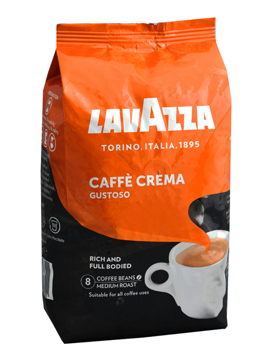 Kavos pupelės Lavazza Gustoso Caffe Crema, 1 kg