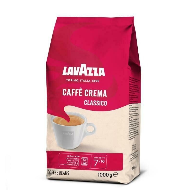 Kavos pupelės Lavazza Classico Caffe Crema, 1 kg