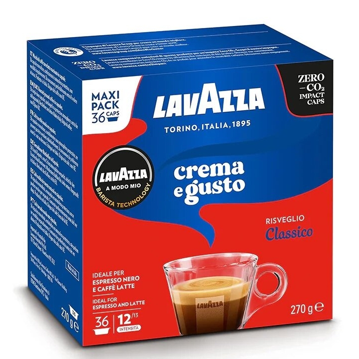 Kavos kapsulės Lavazza A Modo Mio Crema e Gusto Classico 36 vnt.