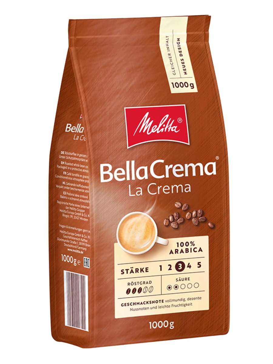 Kavos pupelės Melitta BellaCrema La Crema, 1 kg