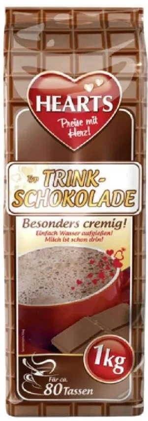 HEARTS Cappuccino Trink-Schokolade gėrimas, 1kg