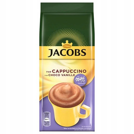 Tirpi kava Jacobs Cappuccino Choco Vanille 500g.