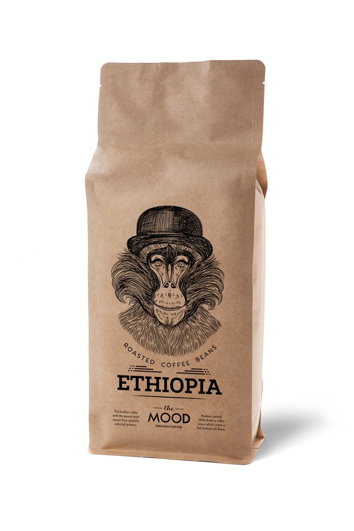 Kavos pupelės THE MOOD "Ethiopia" 1kg