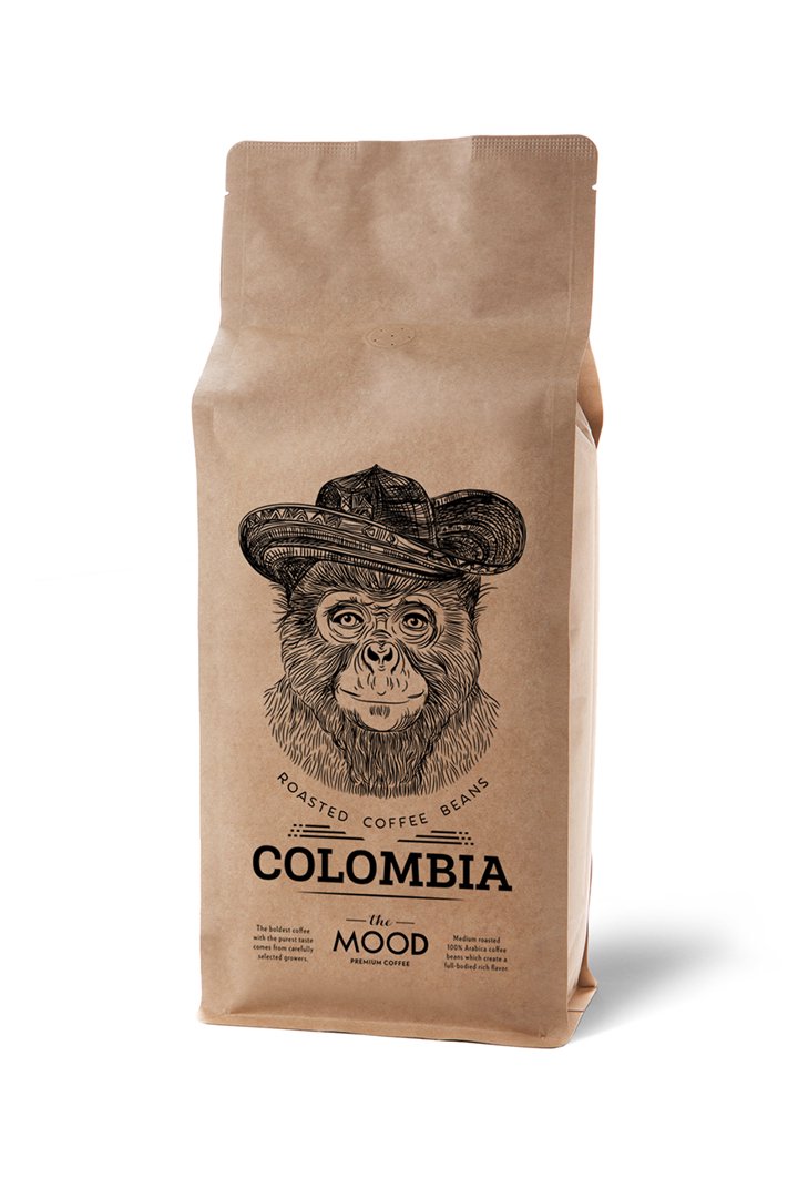 Kavos pupelės THE MOOD "Colombia" 1kg