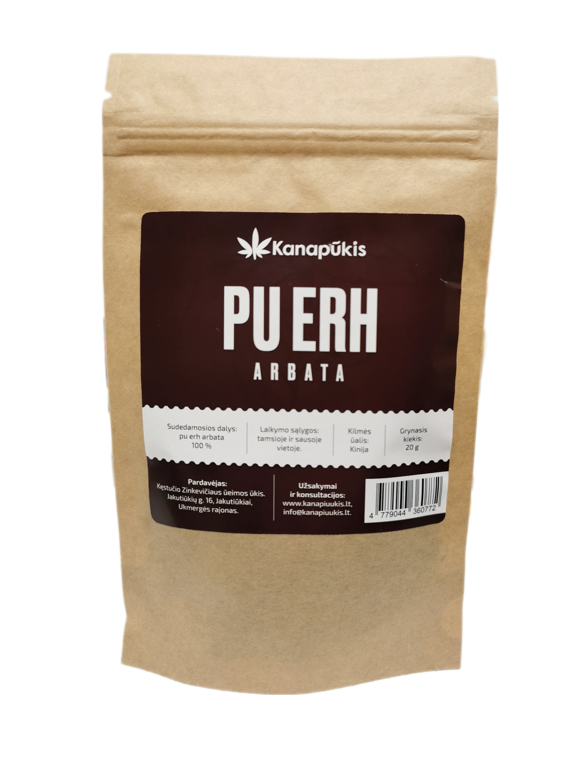 Pu erh arbata 20 g.