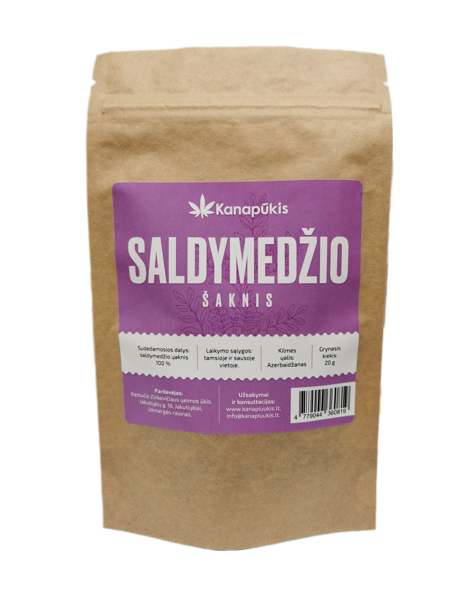 Saldymedžio šaknis 20 g.