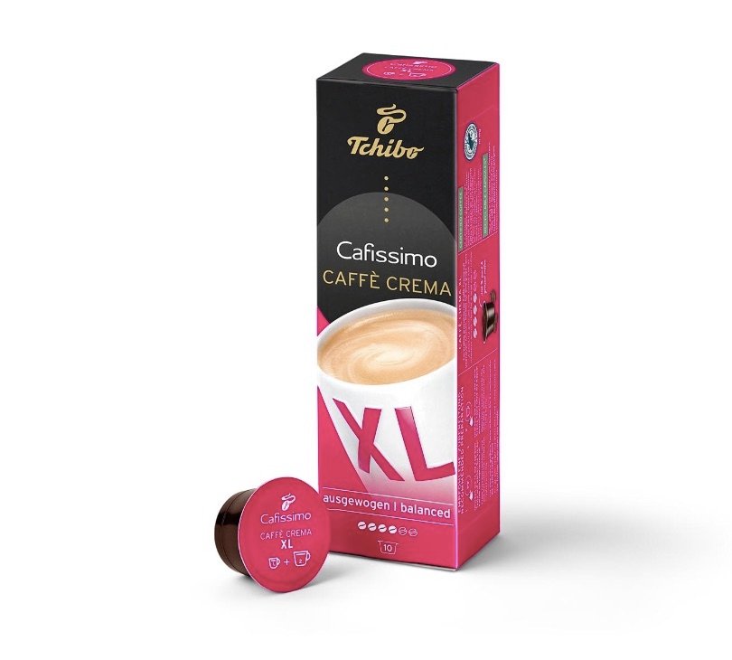 Kavos kapsulės Tchibo Cafissimo Caffe Crema XL