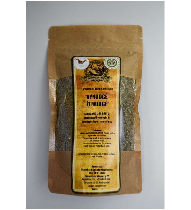 FERMENTUOTA ARBATA "VYNUOGĖ-ŽEMUOGĖ"