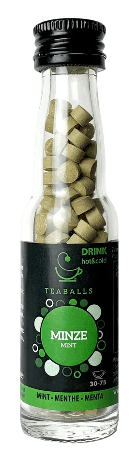 TEABALLS arbatos rutuliukai su mėta, 15g