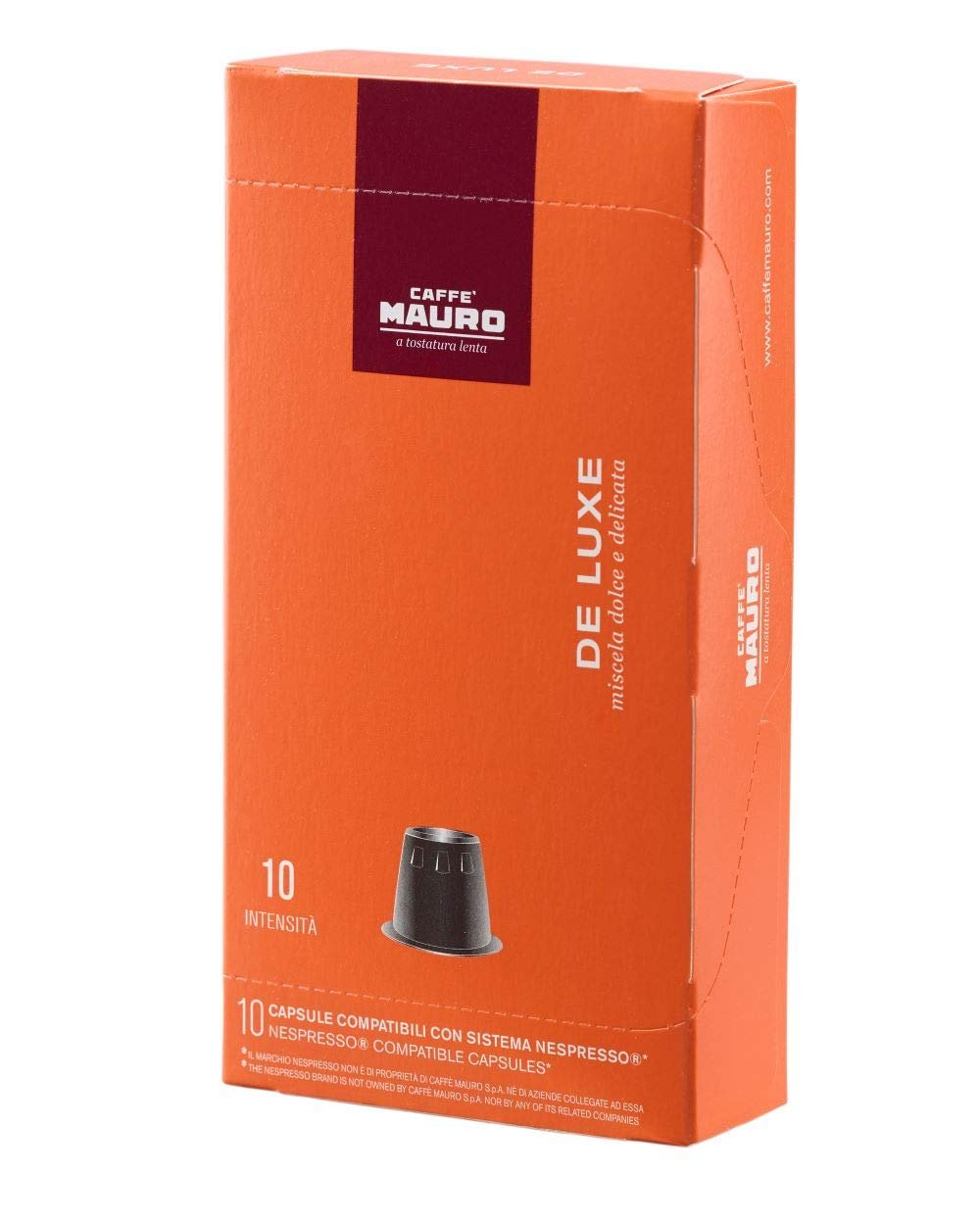 MAURO DE LUXE Nespresso kavos kapsulės, 10 vnt.