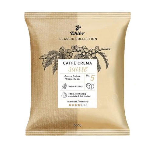 Kavos pupelės TCHIBO CAFFE CREMA SUISSE, 500 g
