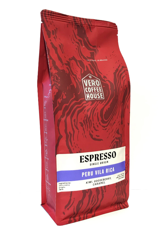 Kavos pupelės VERO COFFEE Peru Vila Rica, 1kg