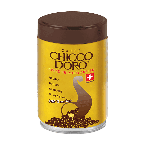 Kavos pupelės Chicco d'Oro Tradition, 250 g skardinėje
