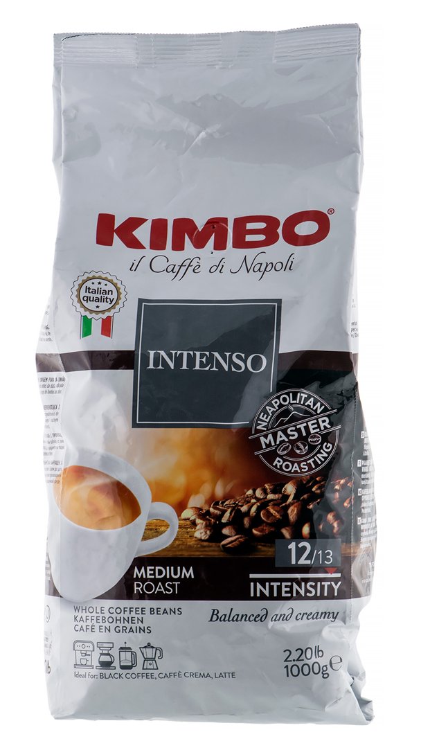 Kavos pupelės KIMBO Intenso 1kg