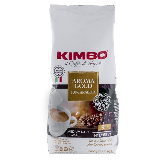 Kavos pupelės Kimbo Aroma Gold, 1 kg