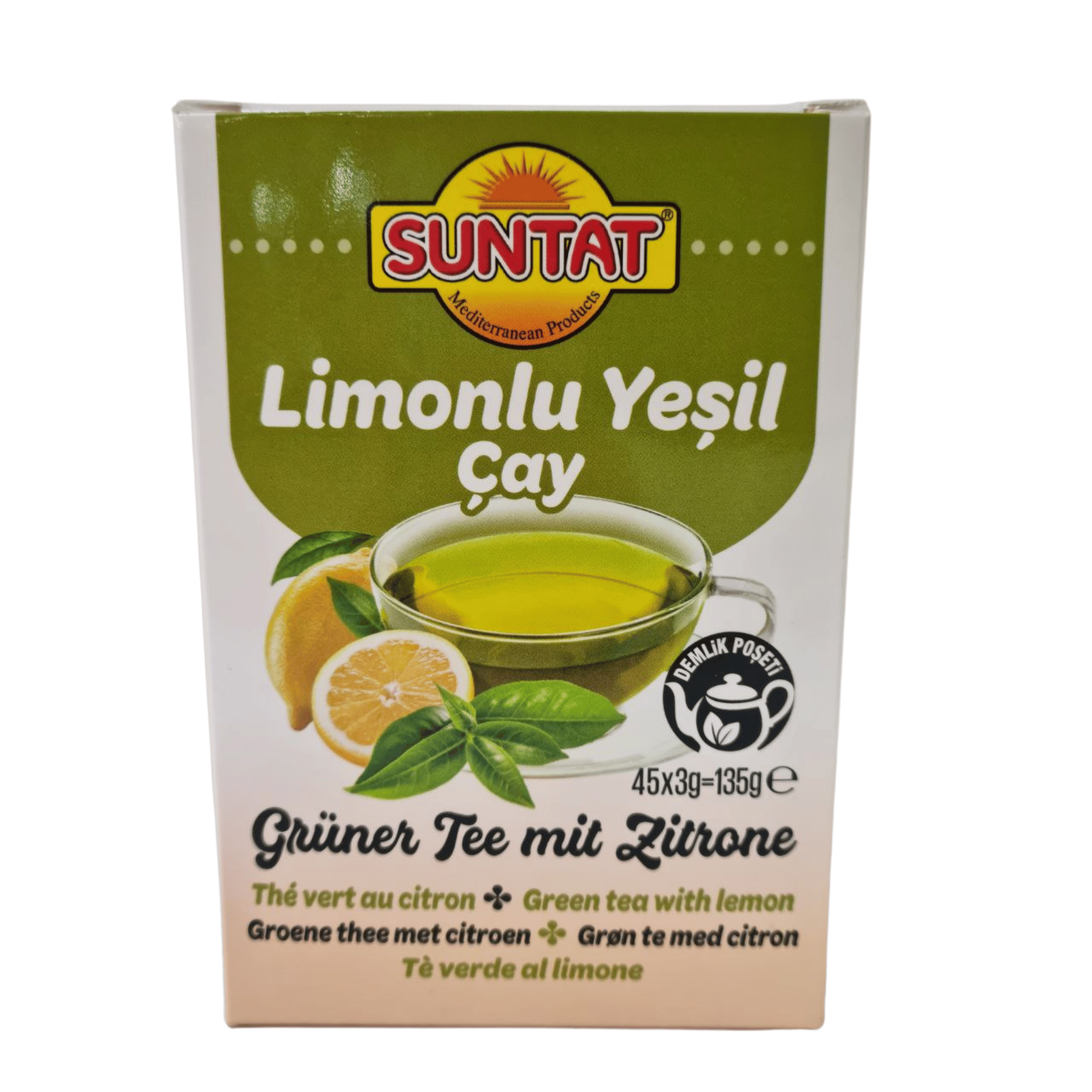 Žalioji arbata su citrina pakeliais SUNTAT, 45x3g