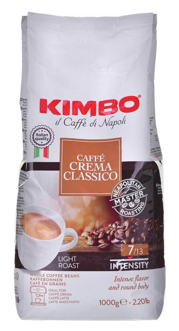 Kavos pupelės KIMBO Caffe Crema Classico 1kg