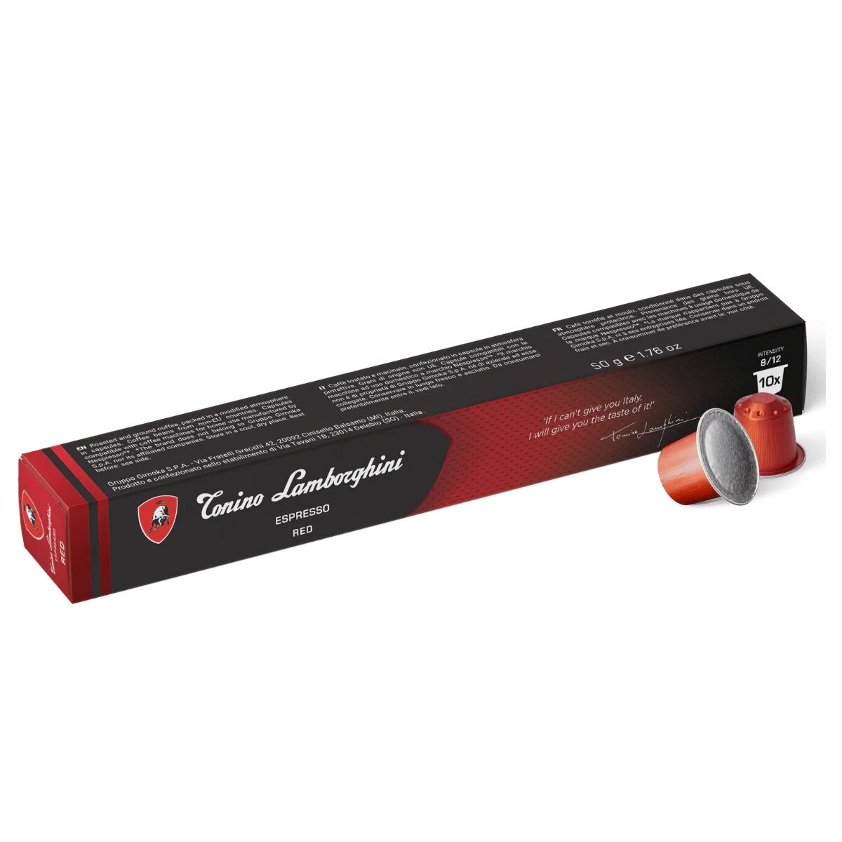 Kavos kapsulės suderinamos su Nespresso® Tonino Lamborghini Red 10 vnt.