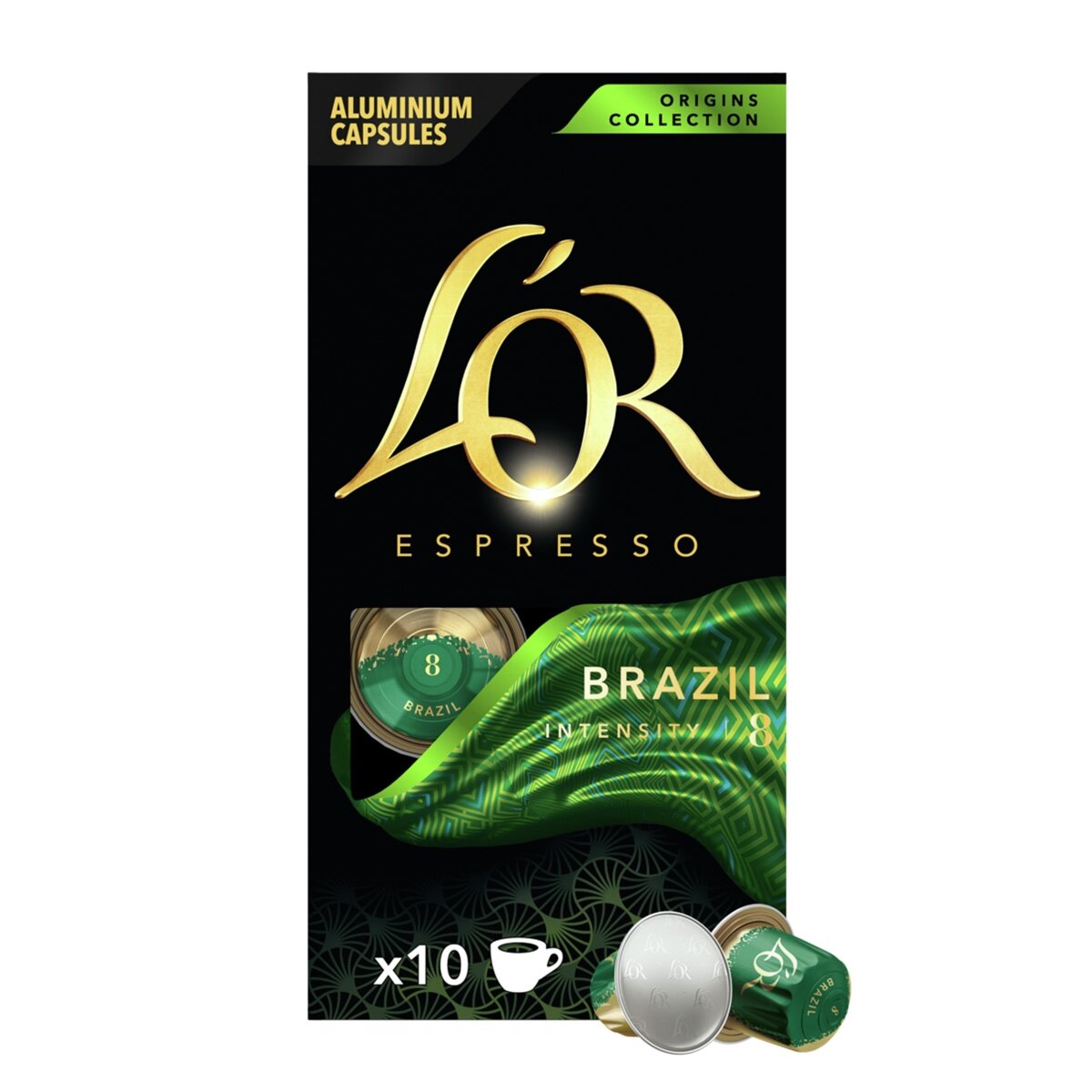 Kavos kapsulės suderinamos su Nespresso® L'OR BRAZIL, 10 vnt.
